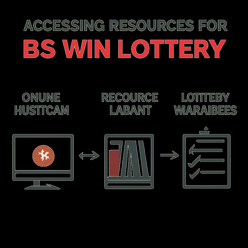An educational diagram outlining resources for the BS Win Lottery.