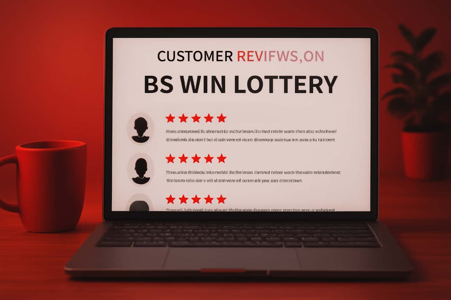 An illustrative representation of user reviews on BS Win Lottery, focusing on community feedback.
