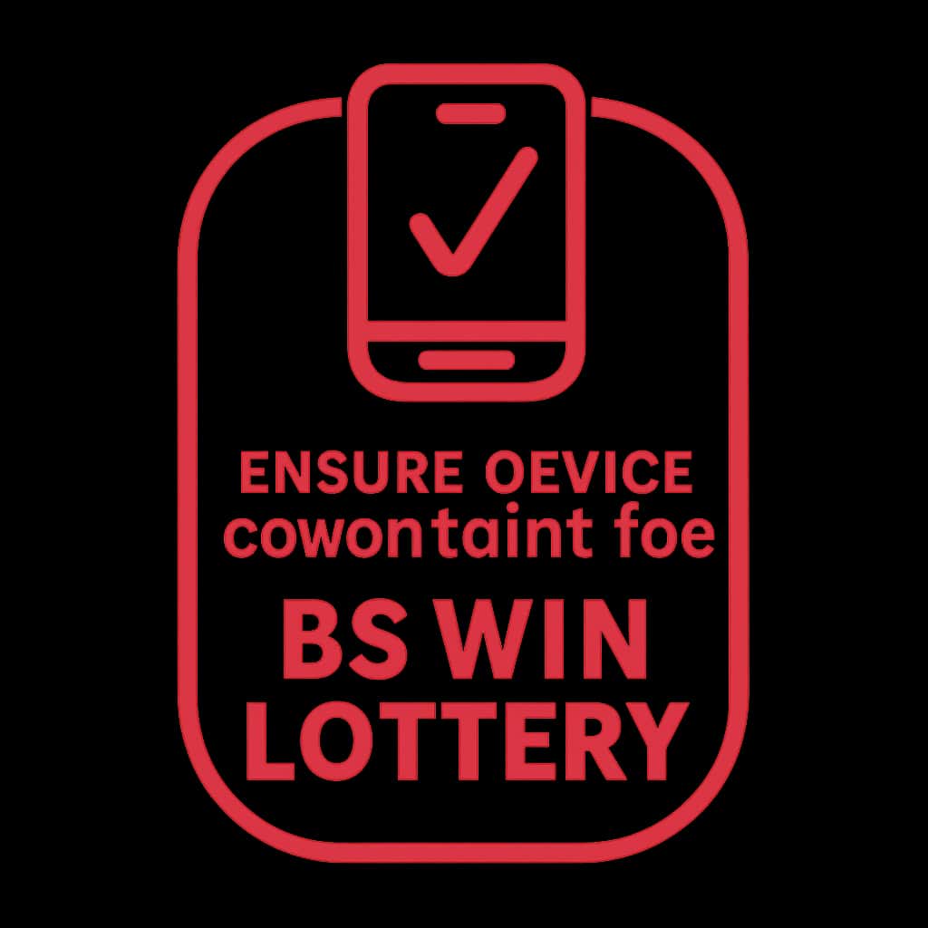 An icon representing device compatibility for BS Win Lottery.