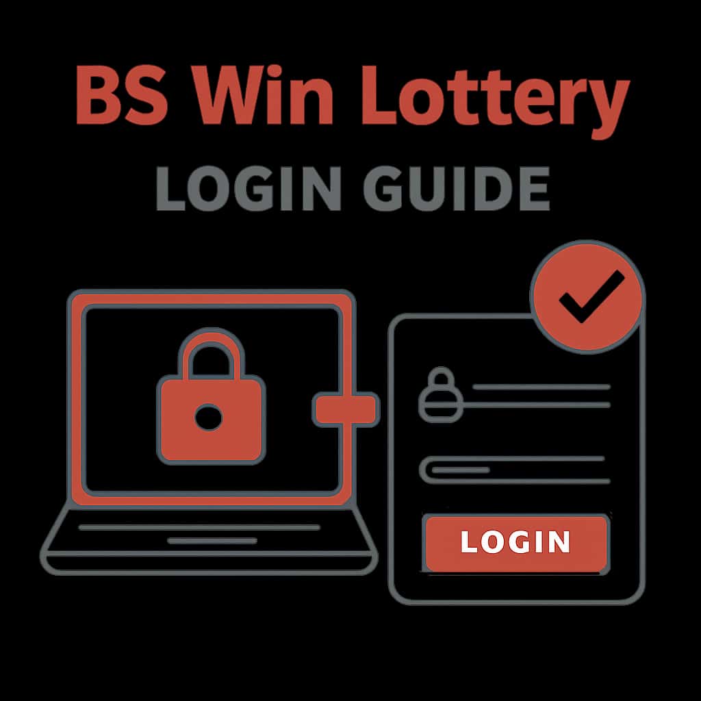An educational diagram related to the BS Win Lottery Login process.