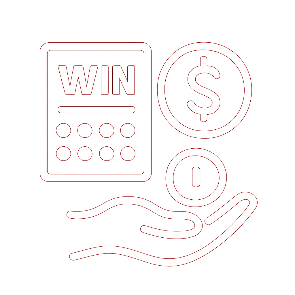 Icon representing the safety aspects of the BS Win Lottery app on iOS.