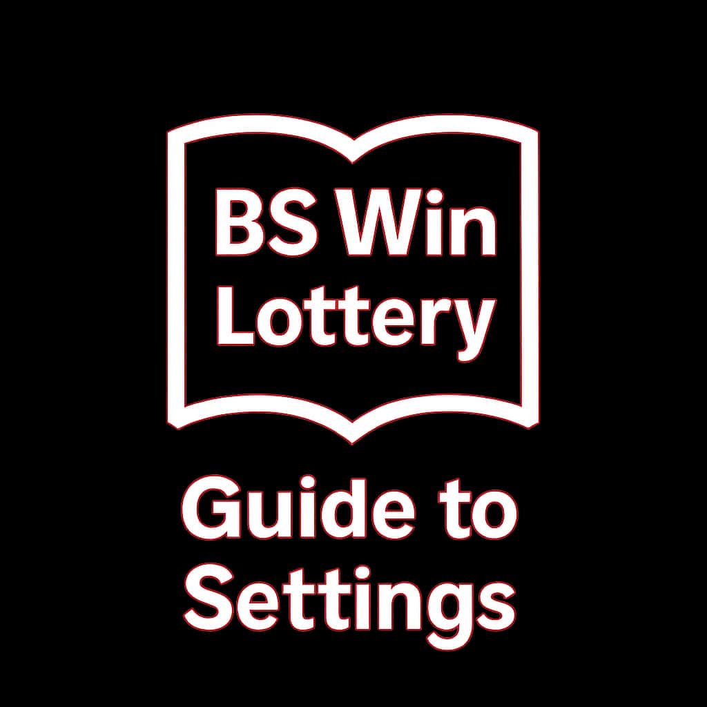 Icon representing BS Win Lottery Settings.