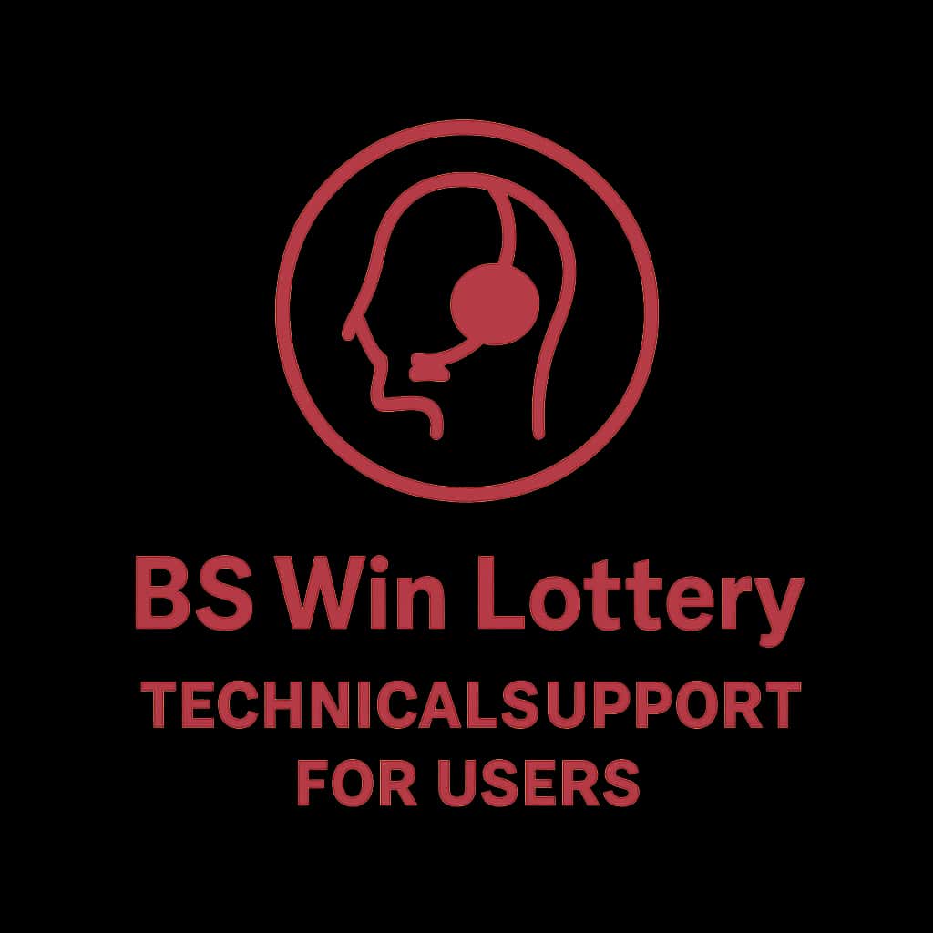 Icon representing technical assistance for BS Win Lottery users.