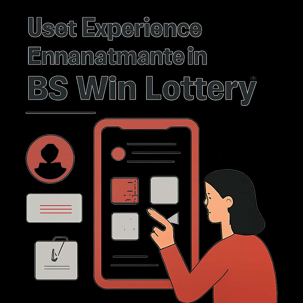 Diagram illustrating key user experience enhancements in BS Win Lottery.