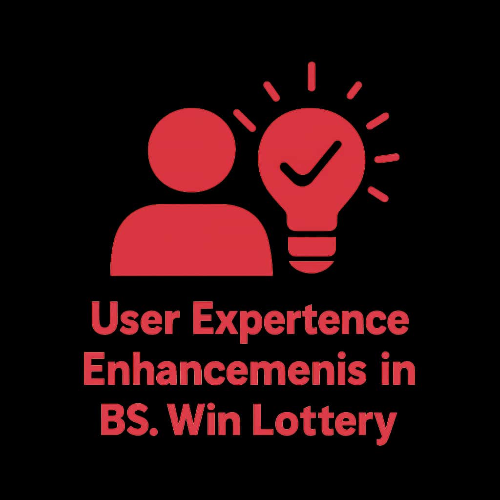 Icon representing user experience enhancements in BS Win Lottery.