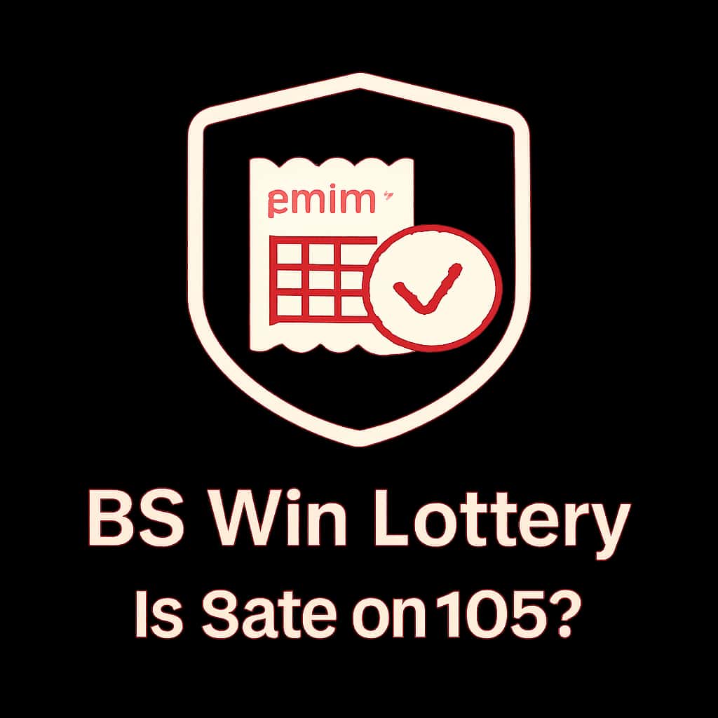 Icon representing the safety aspects of the BS Win Lottery app on iOS.