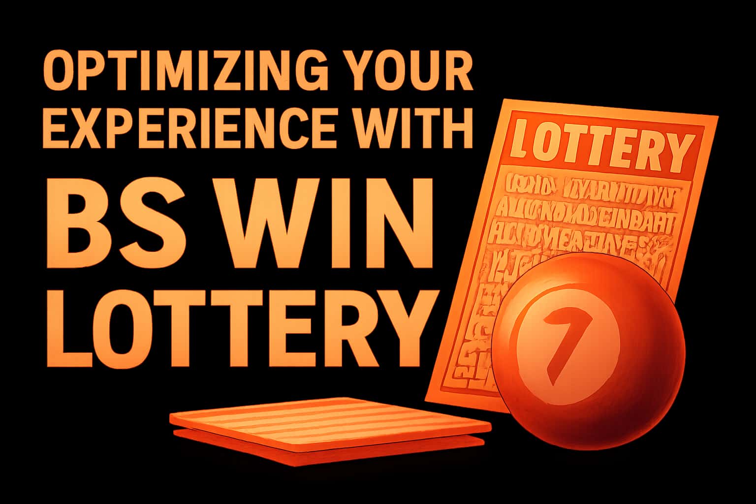 An informational scene illustrating the BS Win Lottery experience.